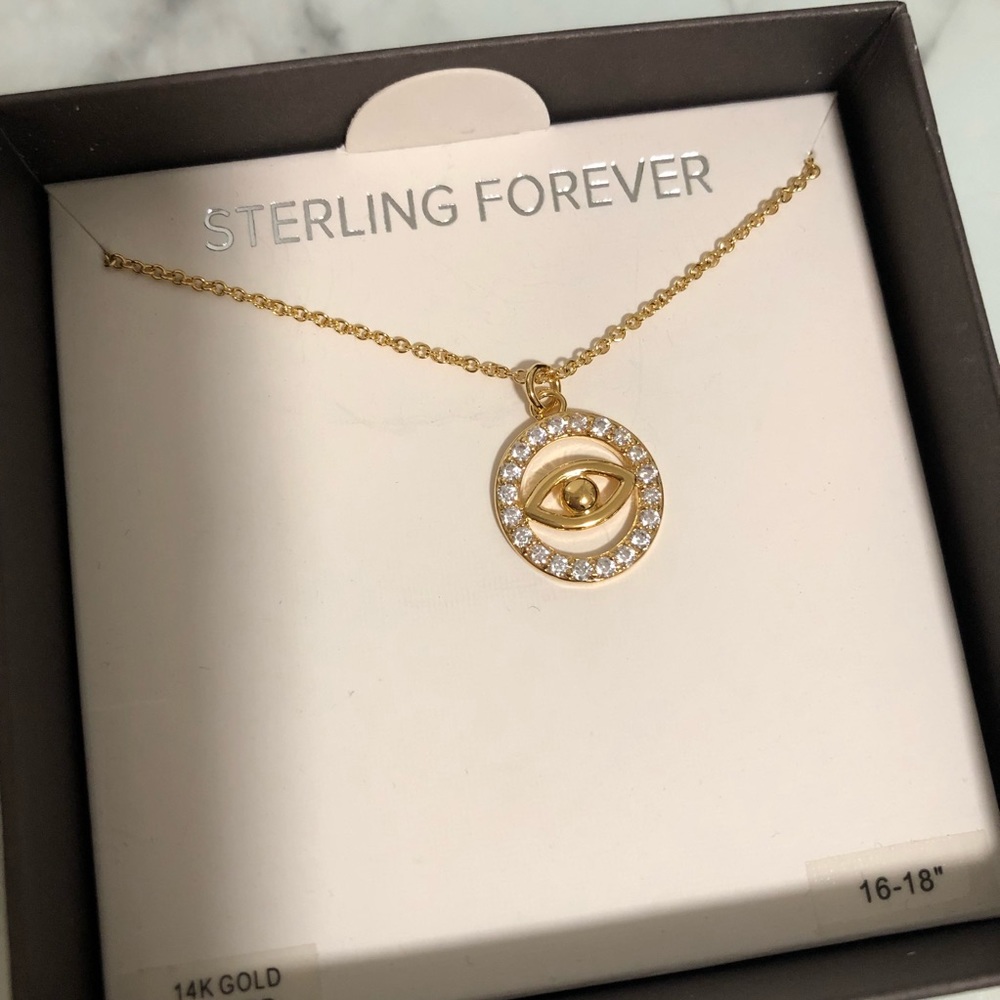 New Gold Evil Eye Necklace